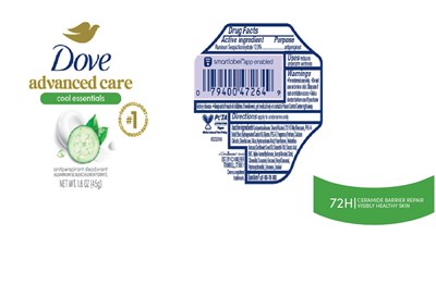 Artwork (Dove Advanced Care Cool Essentials Antiperspirant Deodorant   Artwork)